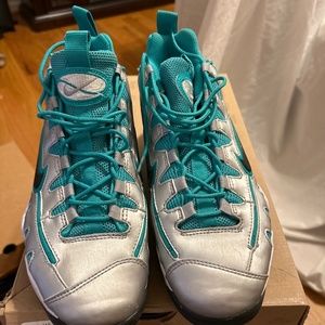 Nike Grey, green and black sneakers.